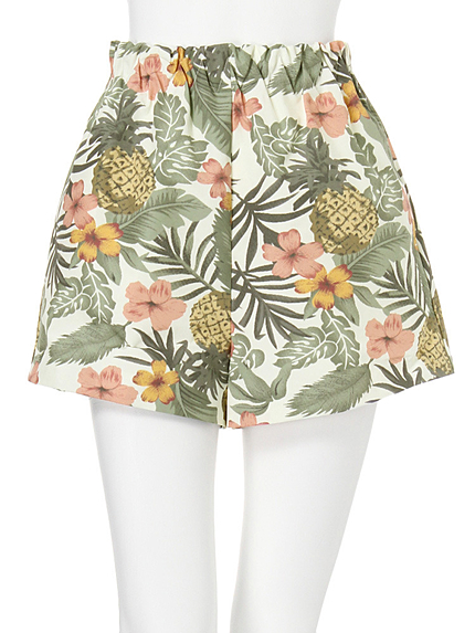 【dazzlin】トロピカルボンディングショートパンツ