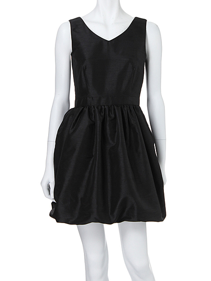 【DUO】 シャンタンバックリボンワンピース