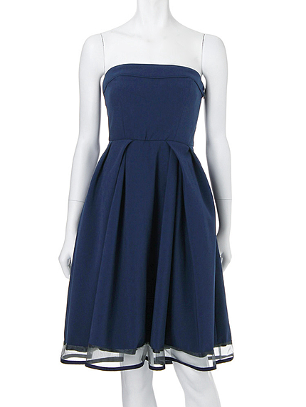 【DUO】 レイヤータックベアワンピース(ネイビー)