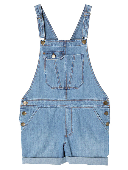 ポケットショートサロペット