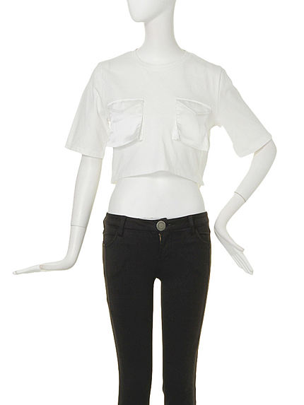 【CASUAL】バストポケットショートTシャツ