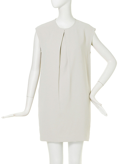 【DRESS】ダブルクロスサックワンピース