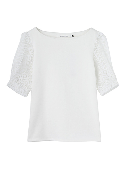 エスニックレーススリーブトップス