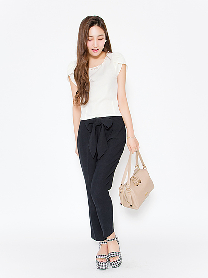 【W】衿ビジューTOPS