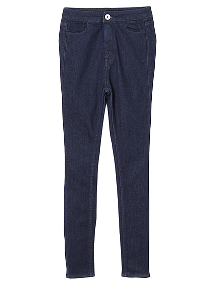 ハイウエストアンクルスキニーパンツ