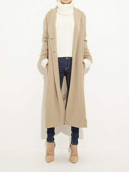 Warmスリムロングコート