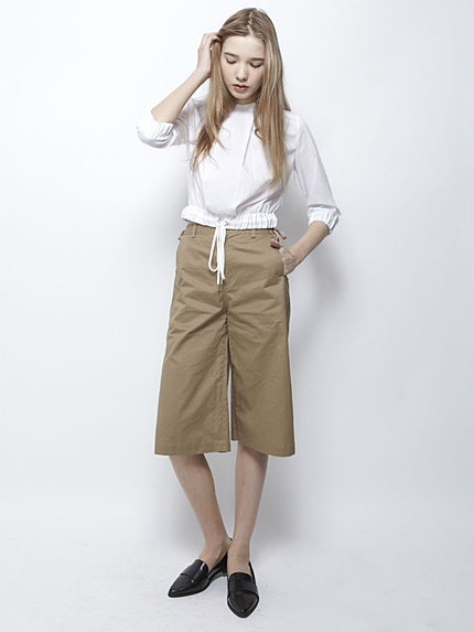 スタンドネックブラウス【2015夏新作】