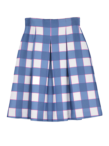 【R】チェックボンディングスカート