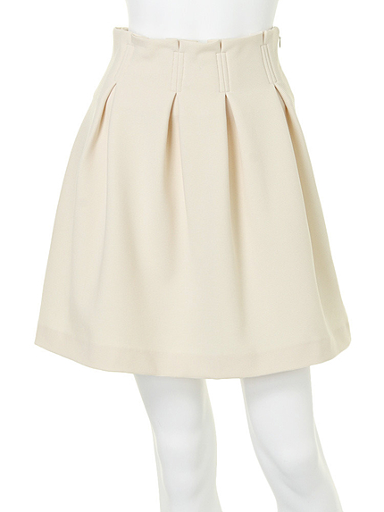 【DUO】 リップルポンチタックスカート