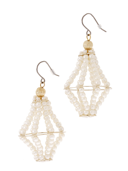 【FEMININE】シャンデリアパールピアス