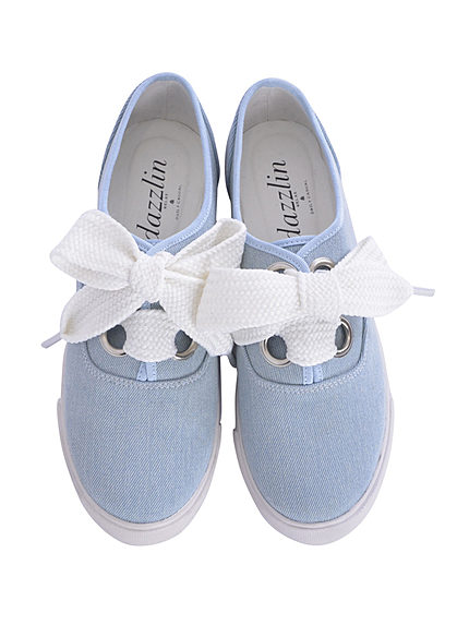 【green】リボンスニーカー