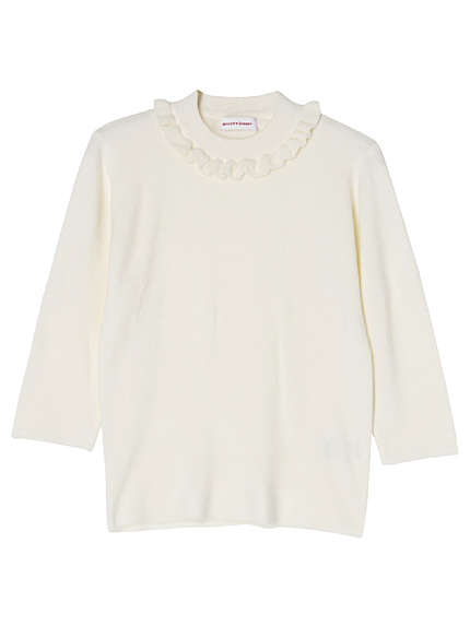 H/Gフリルハイネックニット