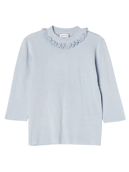 H/Gフリルハイネックニット