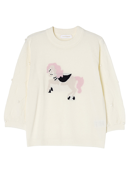 【vivi4月号玉城ティナさん着用】メリーゴラウンドハイネックニット