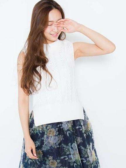 【Ｗ】ケーブルタートルベスト