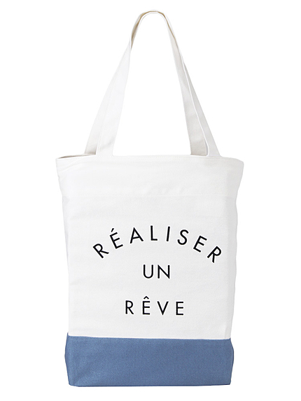 【GDS】 配色カラープリントトート