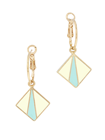 カラーパネルピアス