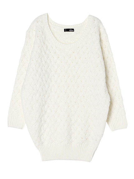 カラーウェーブコクーンミニワンピース