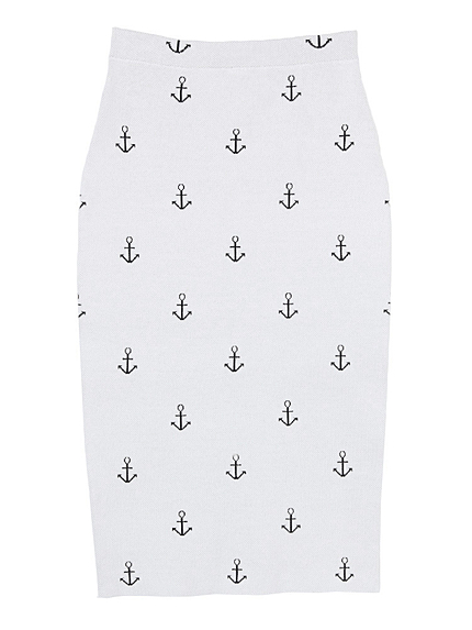 アンカーハイウエストスカート