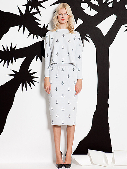 アンカーハイウエストスカート