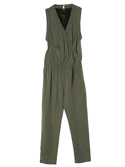 テンセルギャザーロンパース