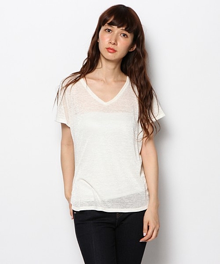 リネンスパークローゲージカットソー