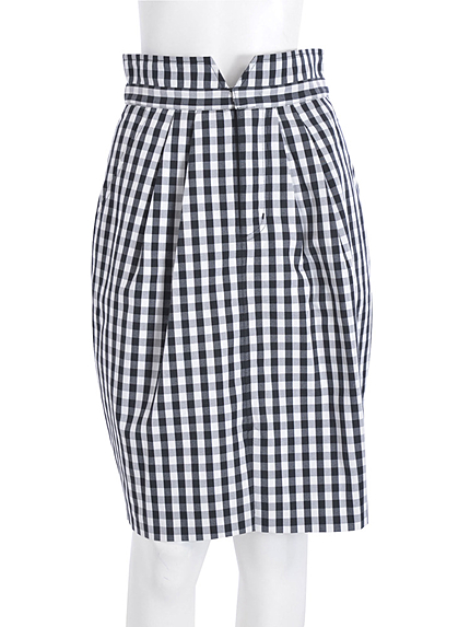 【dazzlin】ギンガムチェックタイトスカート