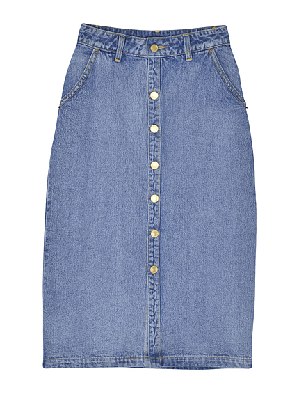 デニムロングスカート