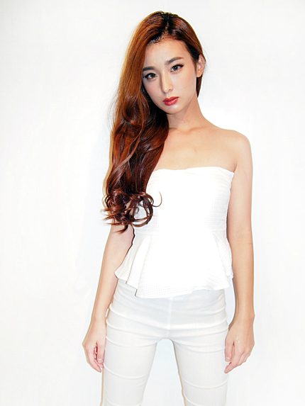 ギンガムミニCHECKベアTOPS