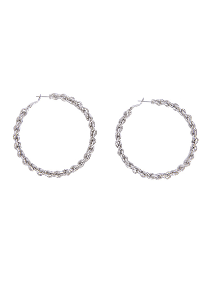 ツイストループピアス