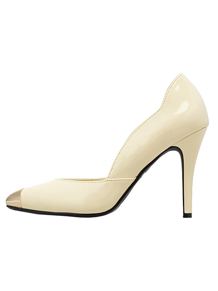 【goods】ポインテッドトゥキャップパンプス