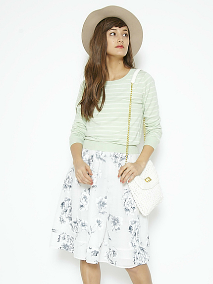 【DUO】 RN ボーダーニットプルオーバー