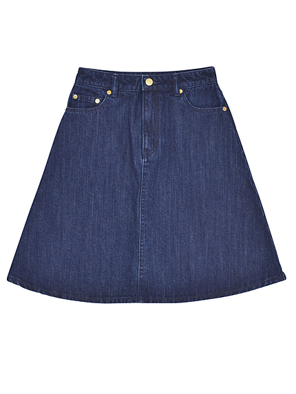 デニムフレアスカート