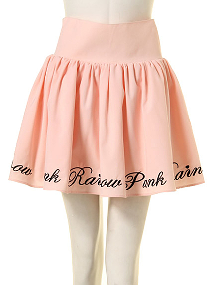 【GIRLY】RAINBOW PUNK ボリュームスカート