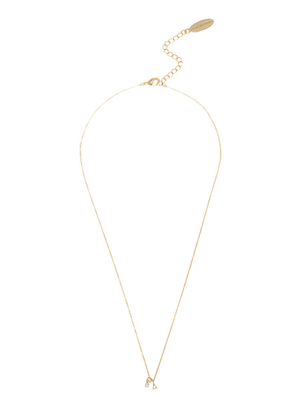 【GDS】 イニシャルストーンネックレス