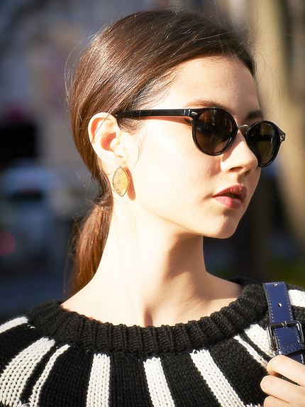 メタルブリッジウェリントンサングラス