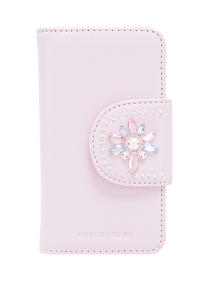 【GDS】 ≪6 対応≫ビジューモチーフ付iphoneケース