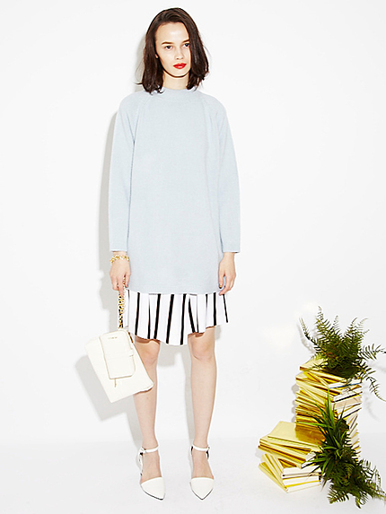 【MODE】ストライプラップキュロットパンツ