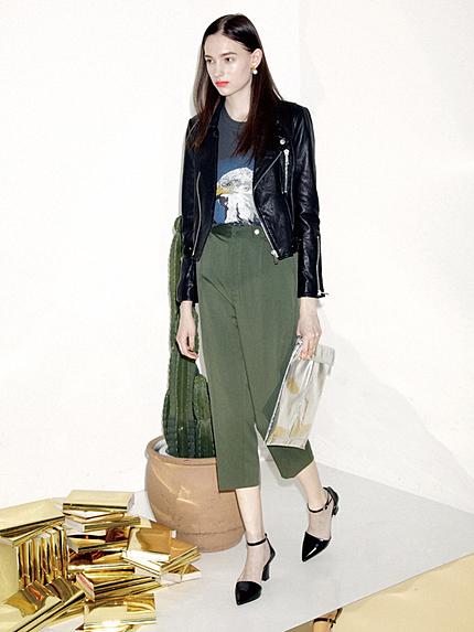 【CASUAL】ウエストギャザーリラックスパンツ