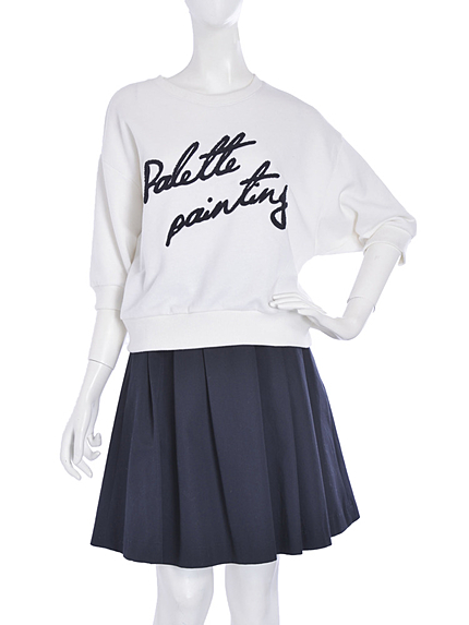 【R】ロゴ刺繍スウェット