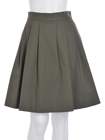 【dazzlin】タックボリュームバックZipスカート