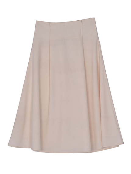 【GIRLY　CASUAL】ハイウエストミディスカート