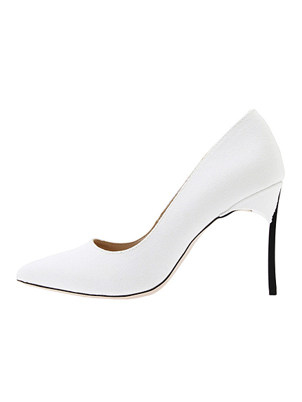 スチールヒールパンプス