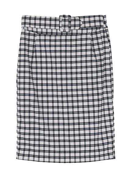 【vivi4月号玉城ティナさん着用】チェックベルトタイトスカート