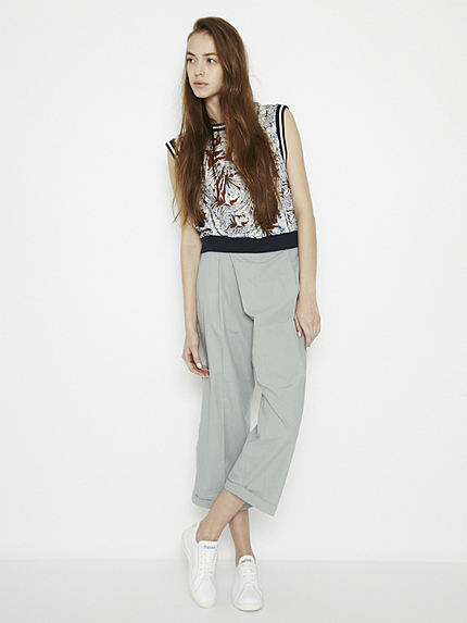 リゾートプリントラインプルオーバー【2015春新作】