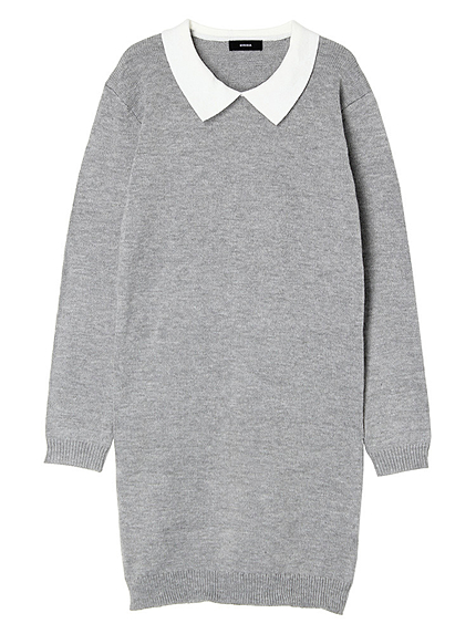 カラーレイヤーlady knit ワンピース