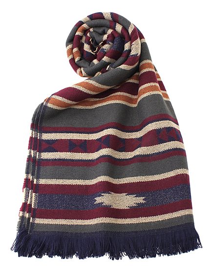 ネイティブ柄ストール