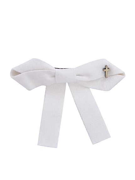 フェイクスエードリボンバレッタ