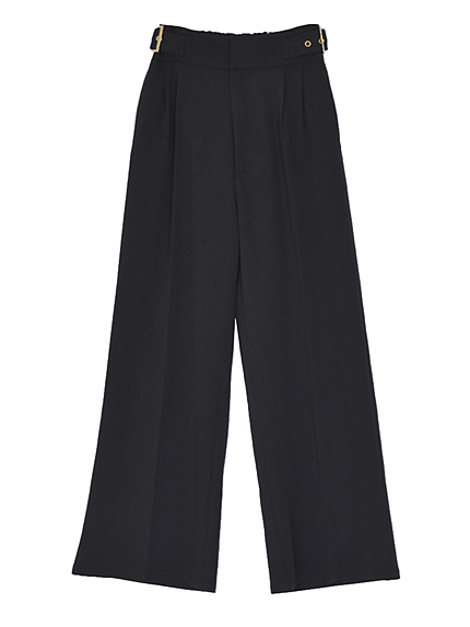 ベルテッドワイドパンツ