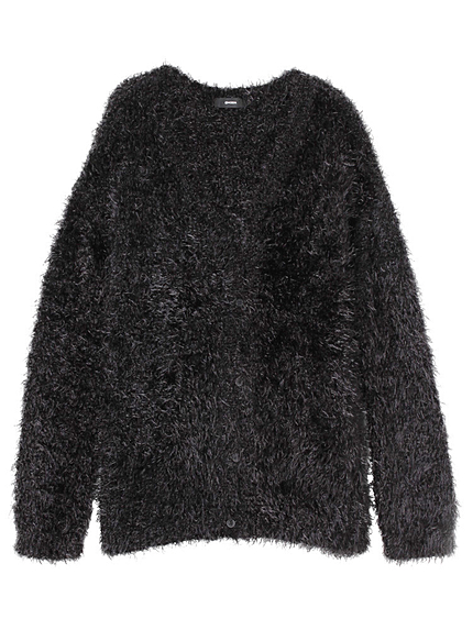 ラスターシャギーカーディガン